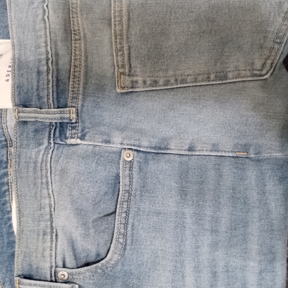 Skinny coupe moulanate and denim jeans size36/32 color blue